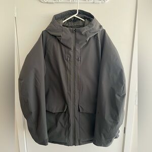 Uniqlo Winter Insulated Parka - Khaki Green/Grey XXL